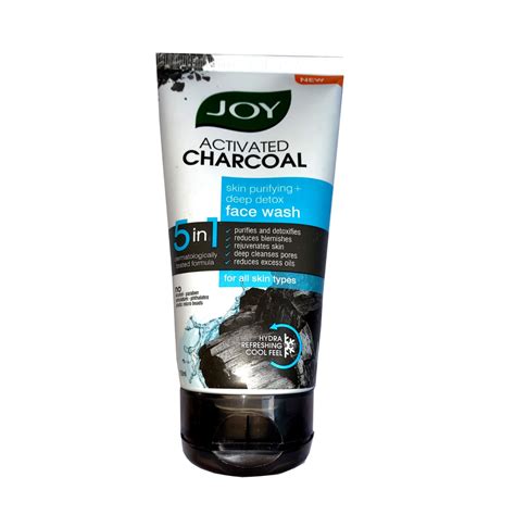 joy charcoal face wash.